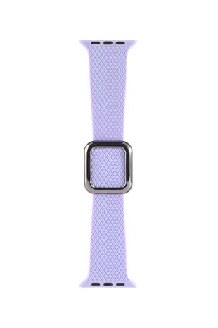 Apple Watch Uyumlu Modern Tokalı Kordon Lila