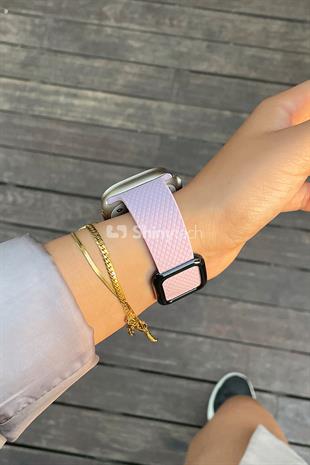 Apple Watch Uyumlu Modern Tokalı Kordon Lavanta