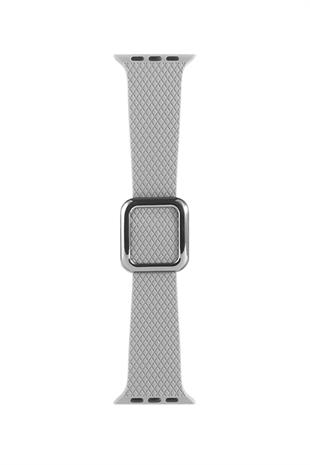 Apple Watch Uyumlu Modern Tokalı Kordon Açık Gri