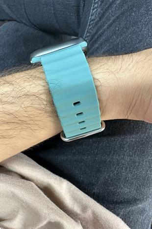 Apple Watch Uyumlu Ocean Loop Kordon Çam Yeşili