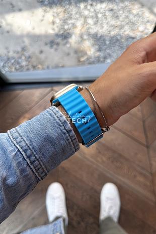 Apple Watch Uyumlu Ocean Loop Kordon Gök Mavisi
