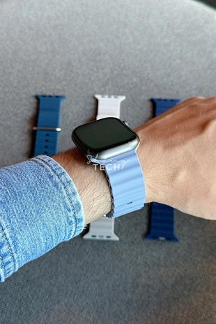Apple Watch Uyumlu Ocean Loop Kordon Lavanta Mor