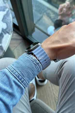 Apple Watch Uyumlu Ocean Loop Kordon Lavanta Mor