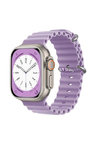 Apple Watch Uyumlu Ocean Loop Kordon Lavanta