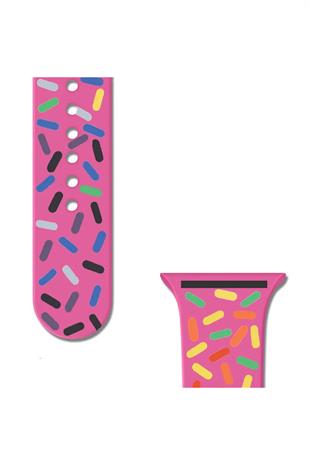 Apple Watch Uyumlu Pride Edition Spor Kordon Barbie Pembe