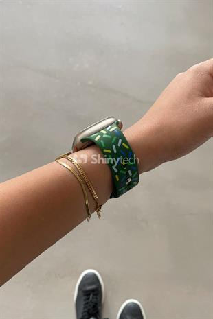Apple Watch Uyumlu Pride Edition Spor Kordon Yeşil