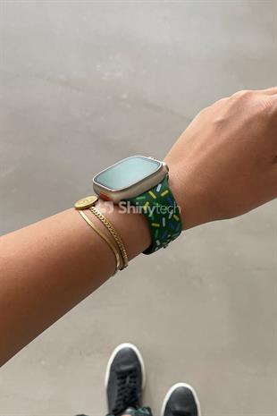 Apple Watch Uyumlu Pride Edition Spor Kordon Yeşil