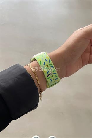 Apple Watch Uyumlu Pride Edition Spor Kordon Açık Yeşil