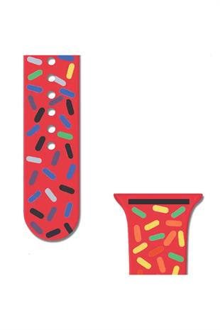 Apple Watch Uyumlu Pride Edition Spor Kordon Kırmızı