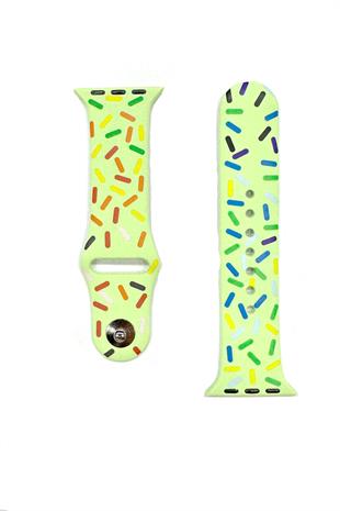 Apple Watch Uyumlu Pride Edition Spor Kordon Açık Yeşil