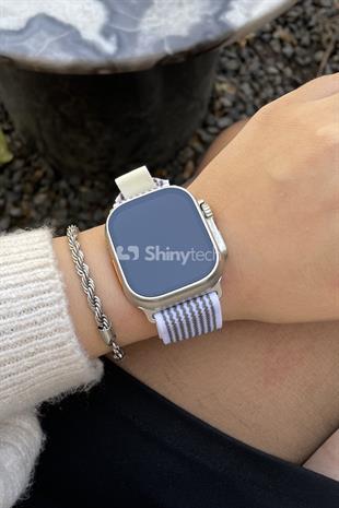 Apple Watch Uyumlu Trail Loop Kordon Beyaz