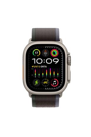 Apple Watch Uyumlu Trail Loop Kordon Mavi/Siyah