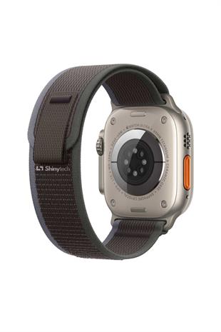 Apple Watch Uyumlu Trail Loop Kordon Mavi/Siyah