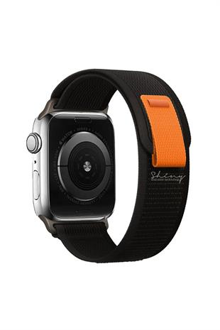 Apple Watch Uyumlu Trail Loop Kordon Siyah