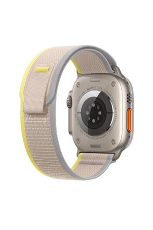 Apple Watch Uyumlu Trail Loop Kordon Sarı/Bej