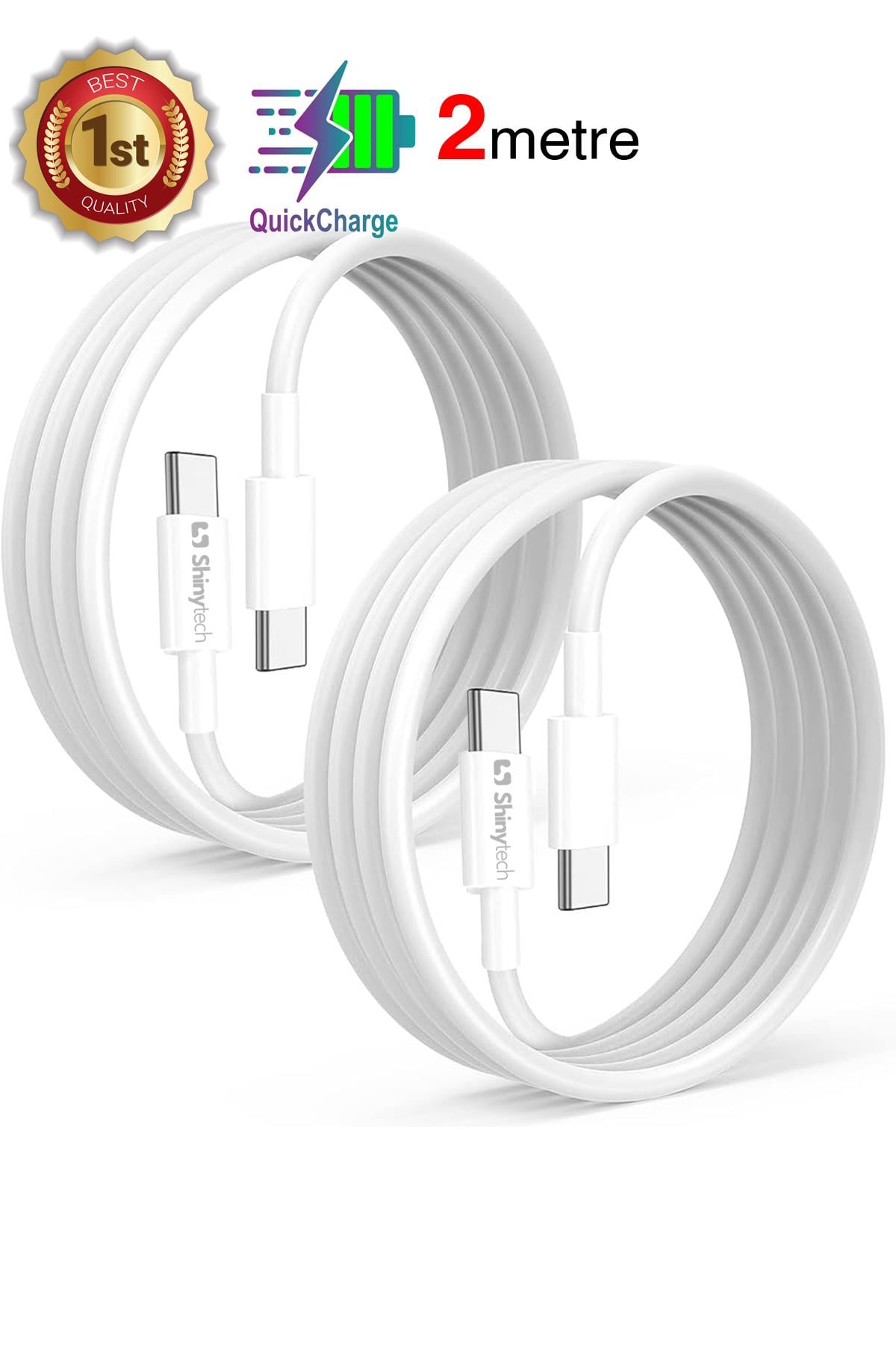Apple iPhone Uyumlu Şarj Kablosu USB-C to USB-C Type-C (2m) - ShinyTECH