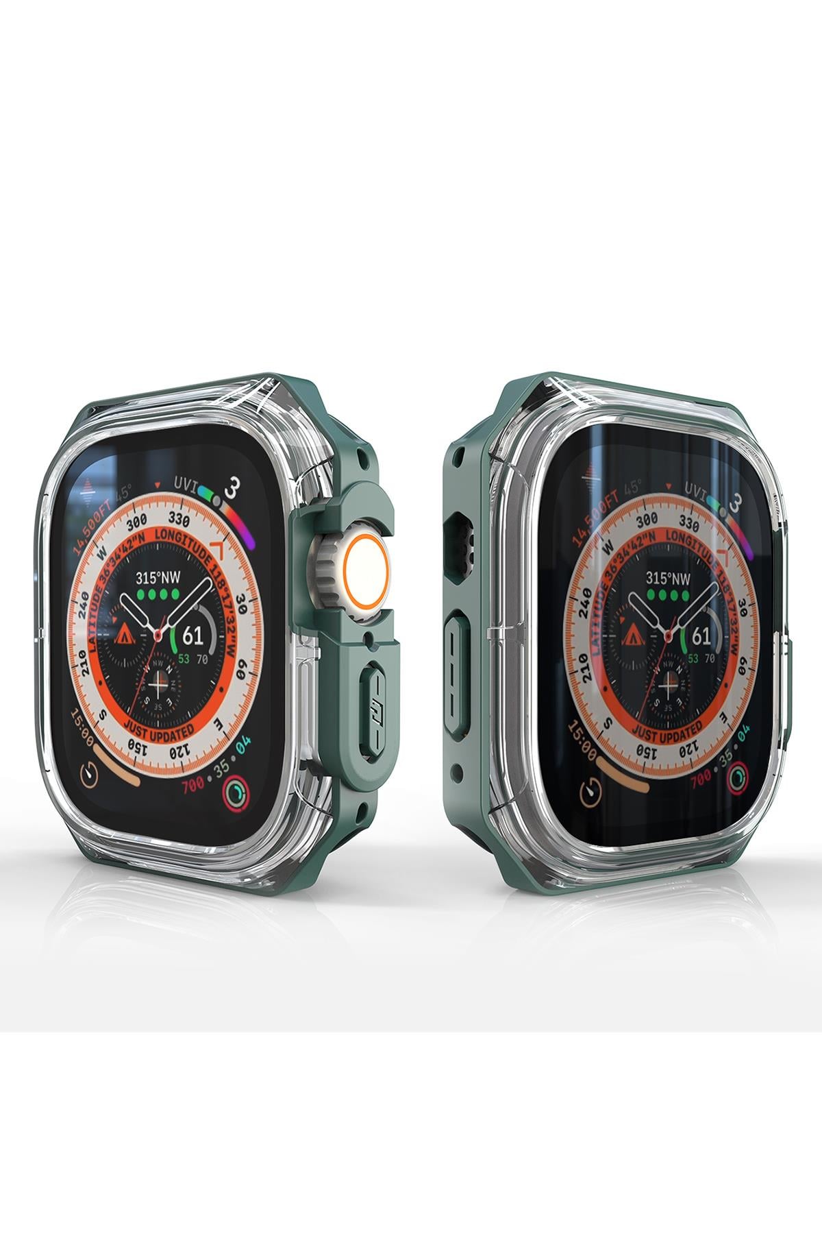 Apple Watch Uyumlu Armor Kasa Koruyucu Yeşil - ShinyTECH