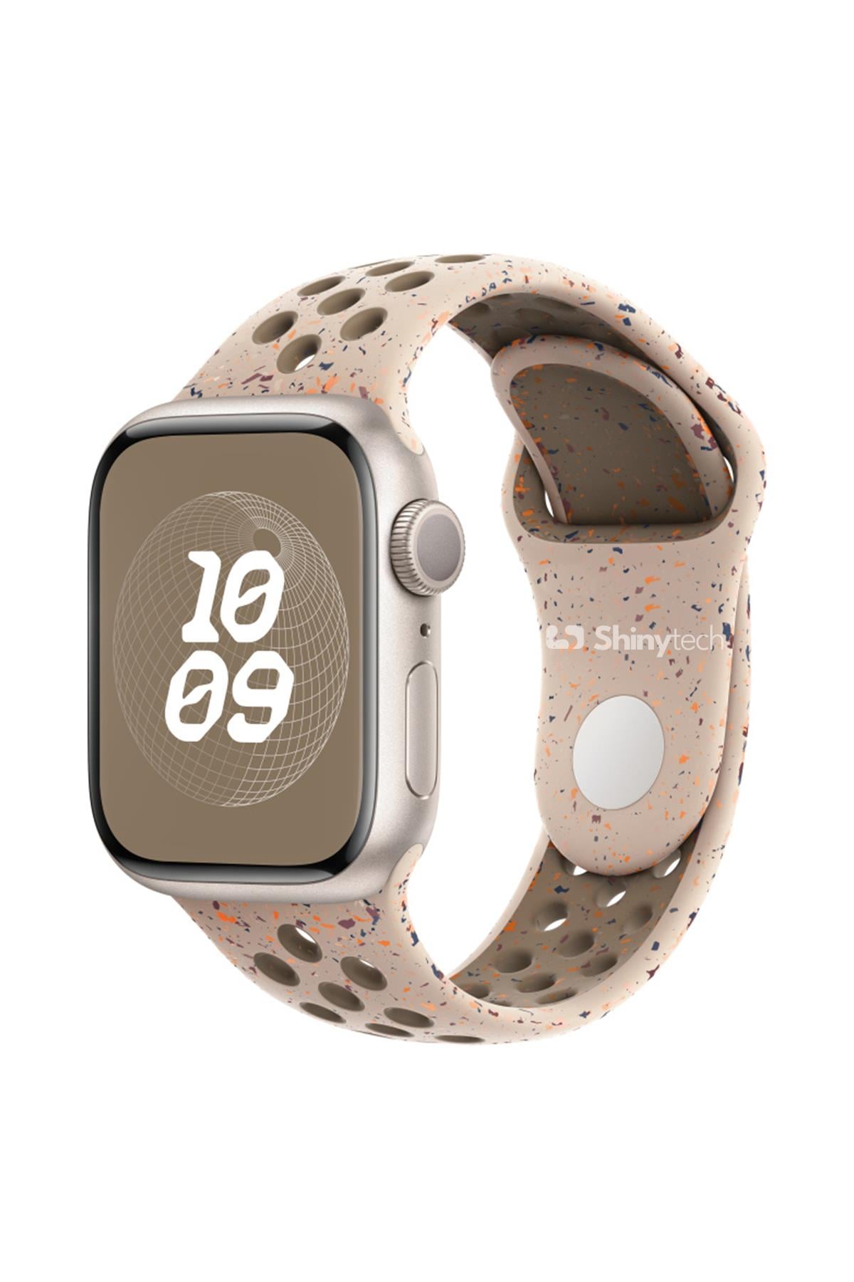 Apple Watch Uyumlu Delikli Spor Loop Kordon Kumtaşı - ShinyTECH