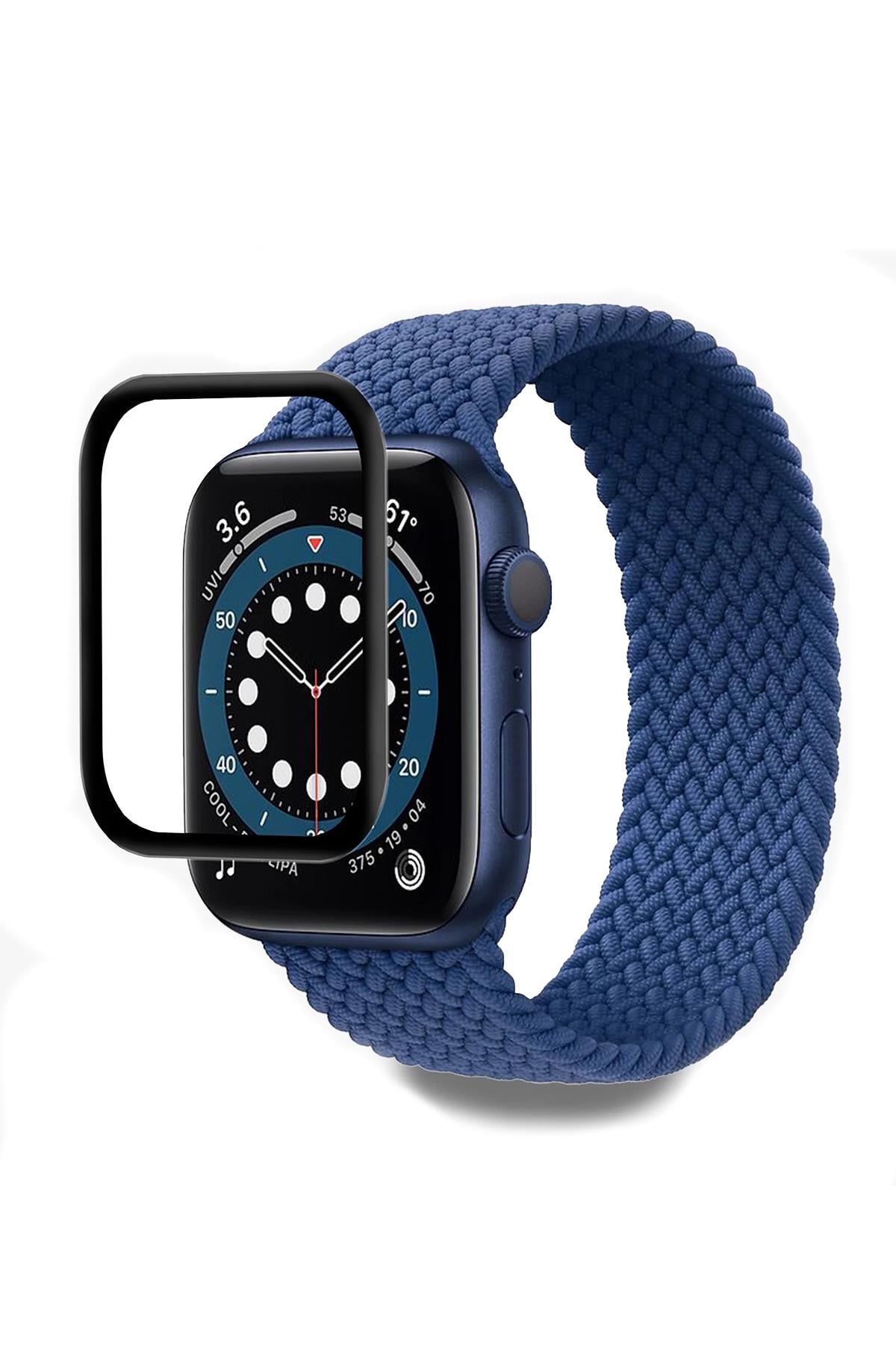 Apple Watch Uyumlu Kavisli Ekran Koruyucu Şeffaf - ShinyTECH