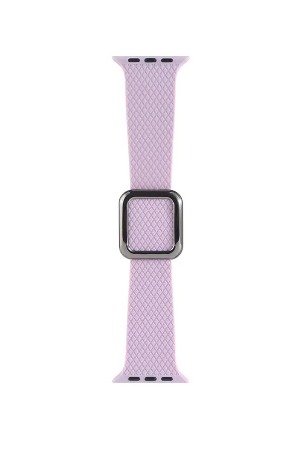 Apple Watch Uyumlu Modern Tokalı Kordon Lavanta - ShinyTECH