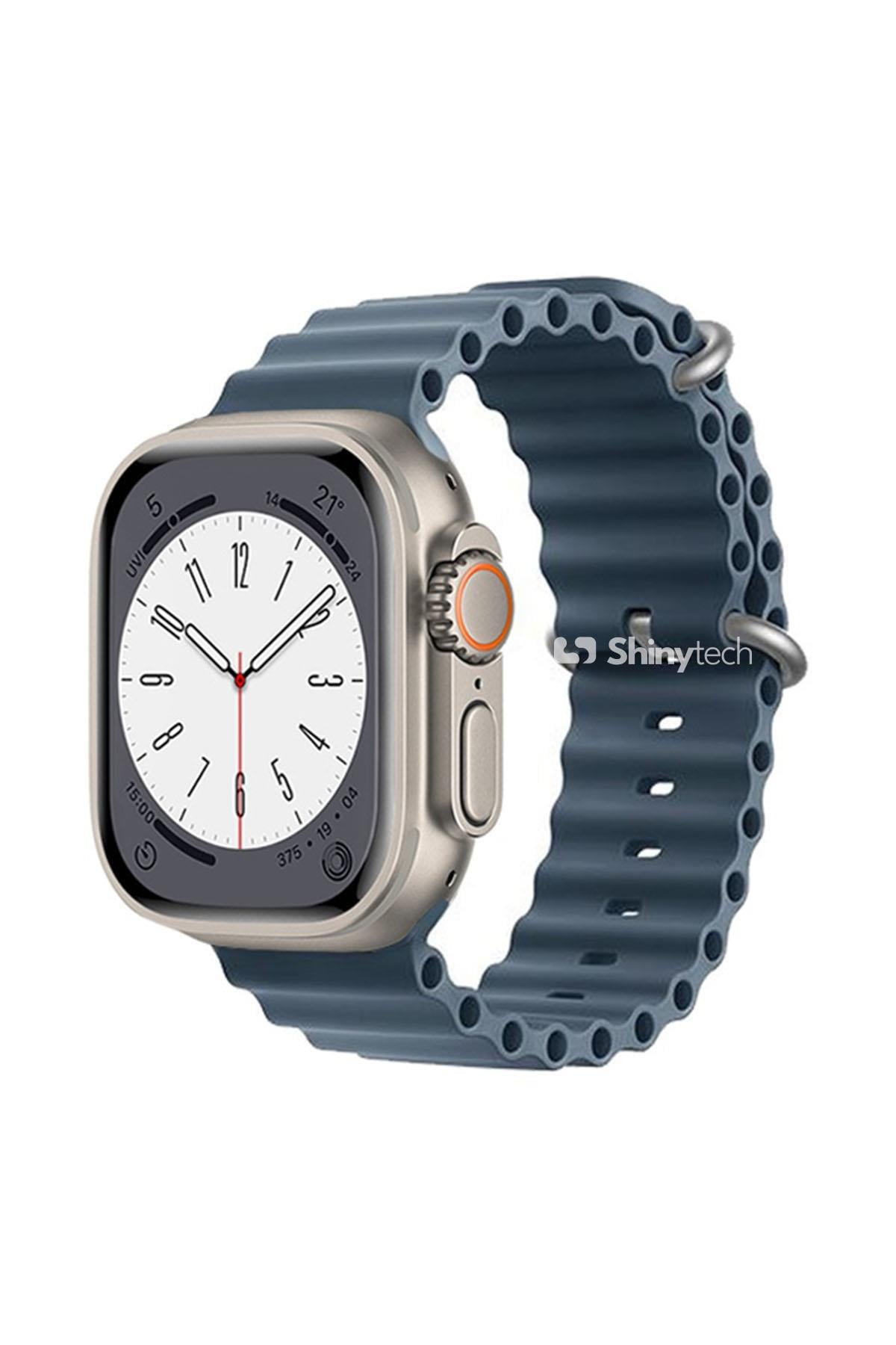 Apple Watch Uyumlu Ocean Loop Kordon Lavanta Mor - ShinyTECH