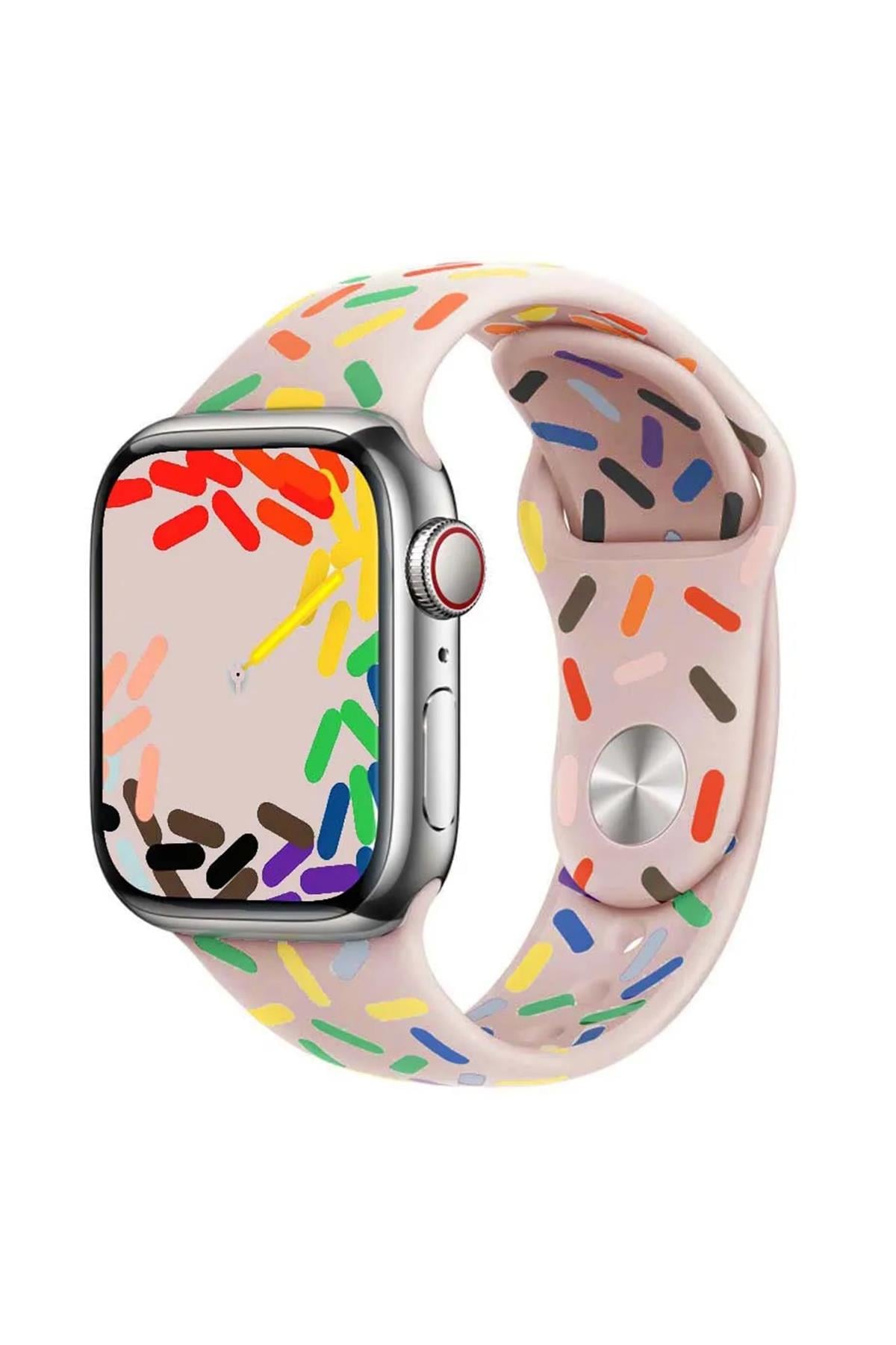 Apple Watch Uyumlu Pride Edition Spor Kordon Kum Pembesi - ShinyTECH