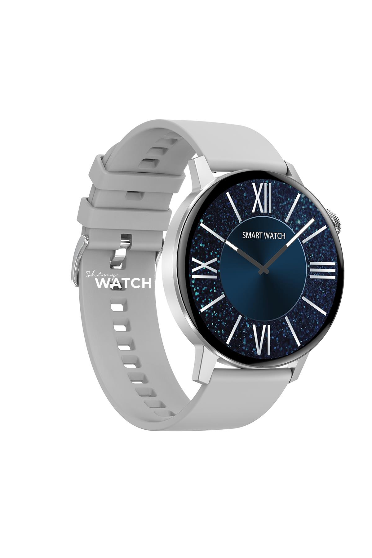 Gümüş DT3 Max & Mini Yuvarlak Akıllı Saat Modelleri | ShinyTech