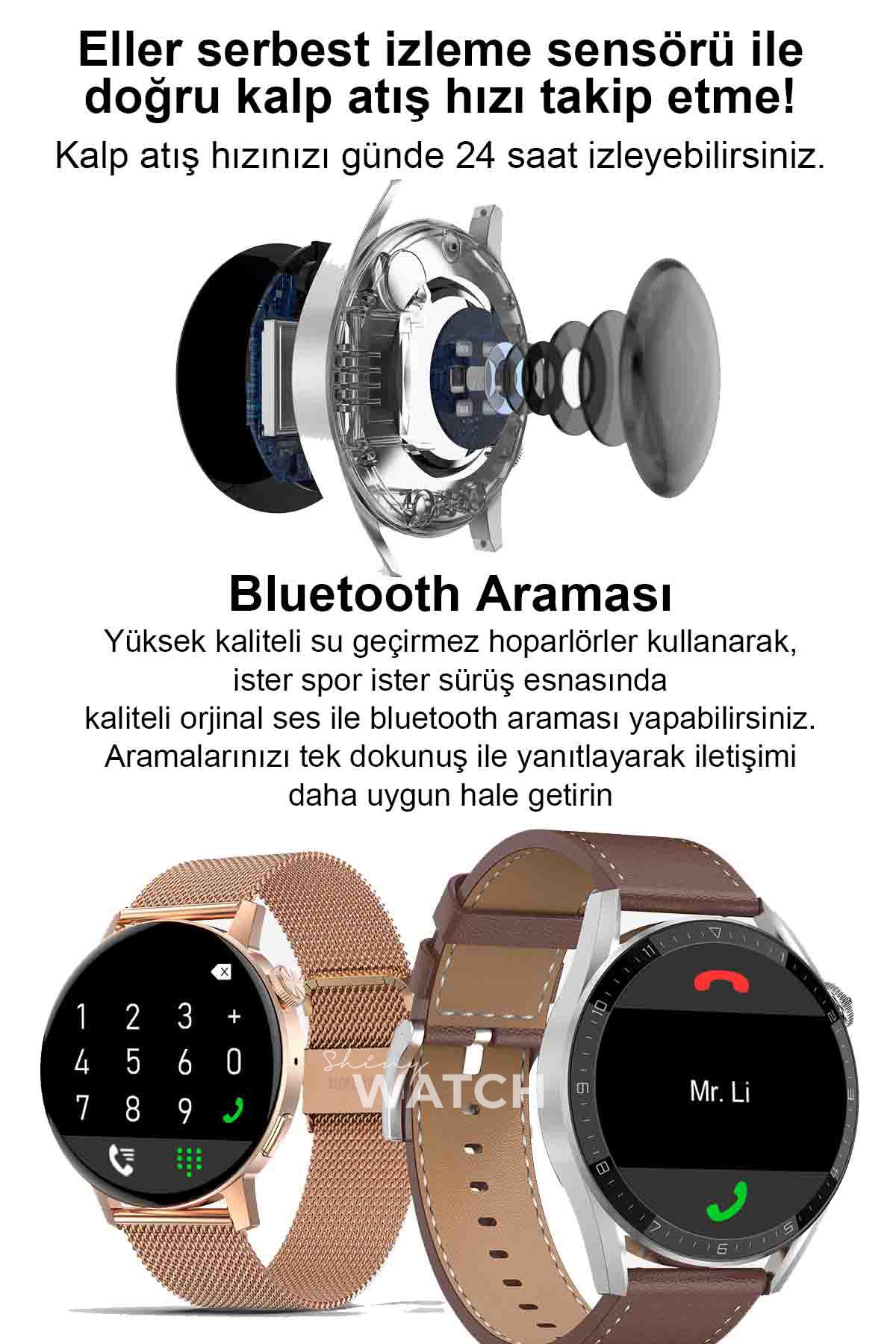 Siyah DT3 Max & Mini Yuvarlak Akıllı Saat Modelleri | ShinyTech