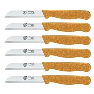 GGS Solingen Simli Meyve Bıçağı 6'lı Altın