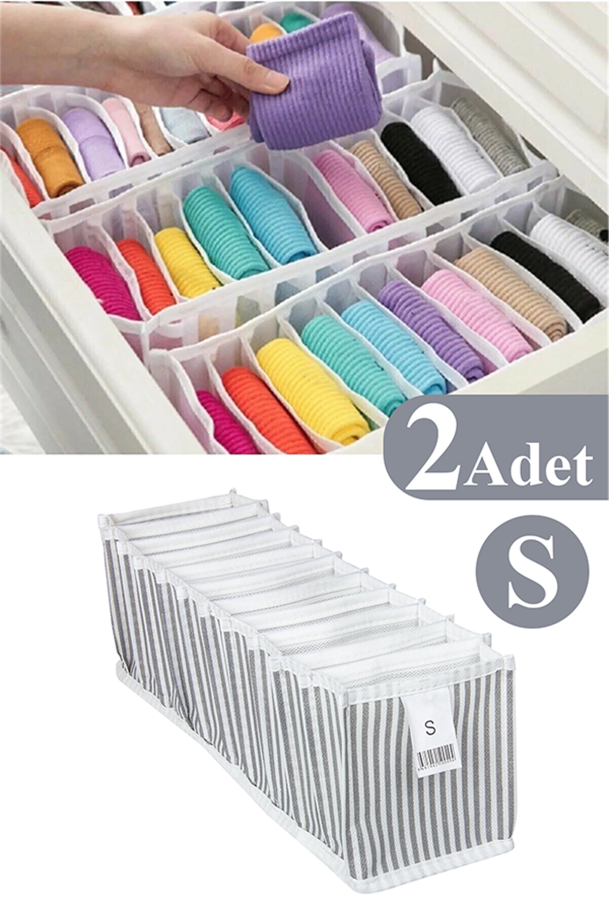Akordiyon Çekmece Organizer Small 2 Adet
