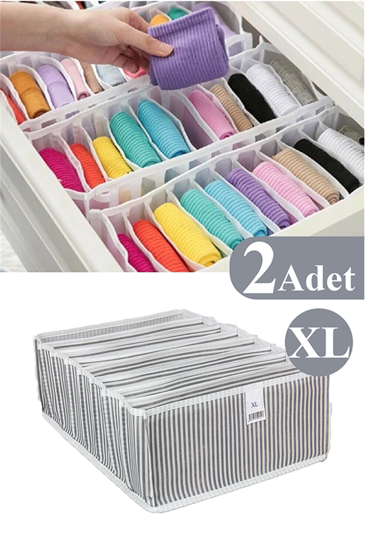 Akordiyon Çekmece Organizer XLarge 2 Adet