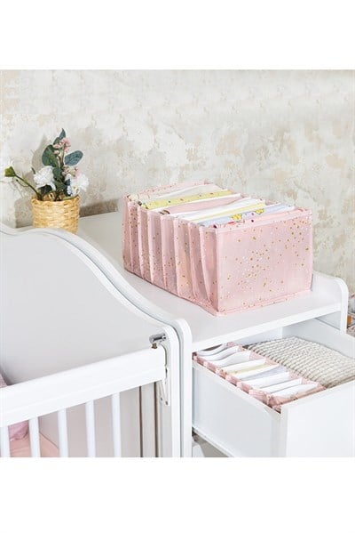 Baby Akordiyon Çekmece Düzenleyici Pembe L Boy
