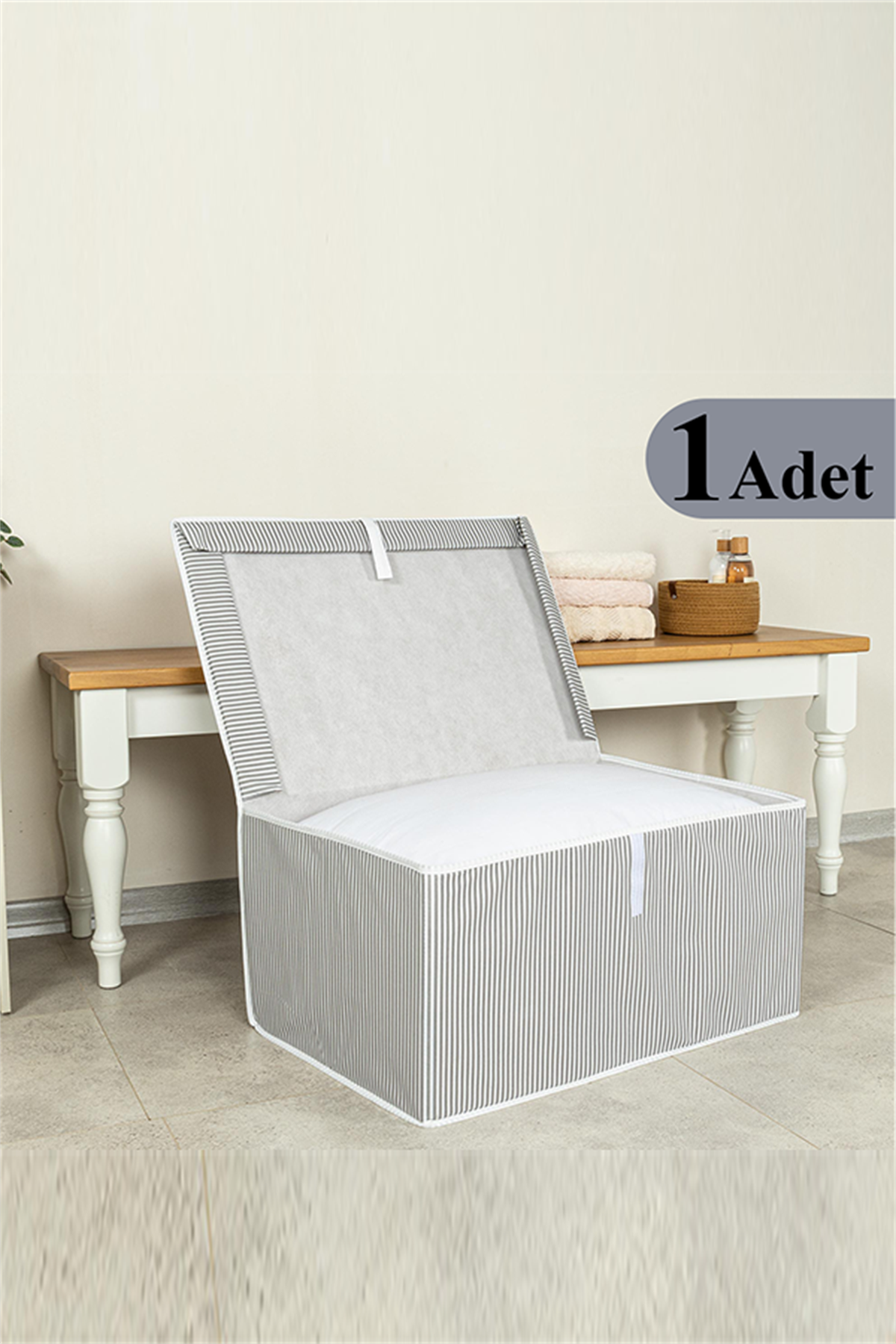 Çok Amaçlı Kutu Mega Gri 60x40x30cm