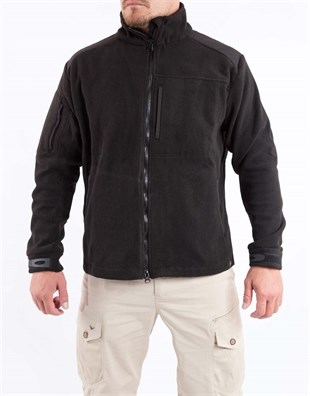 Tactical Wear Outdoor Trekking Mens Zippered Fleece Winter Sweatshirt Anti Pilling POLTAC02