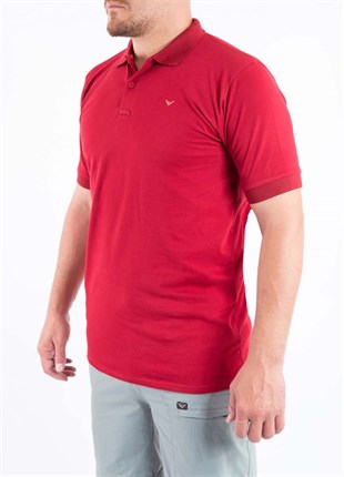 Outdoor Günlük Polo Yaka Basic Erkek T-shirt Pamuklu Yazlık BASELAC01