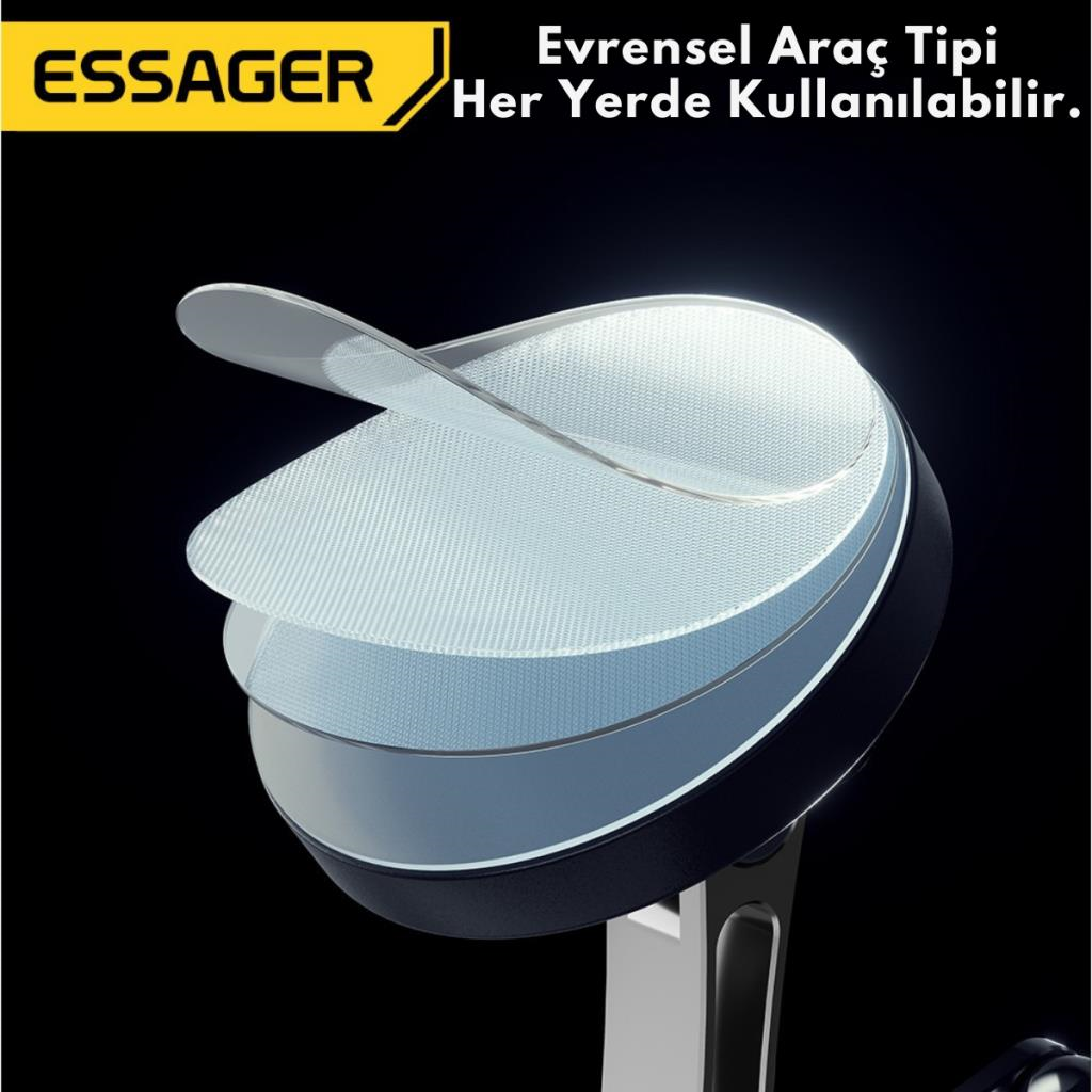 Essager Pro Seri Nano Yapışkanlı Magsafeli Manyetik Telefon Tutucu, Torpido Üstü, Masaüstü Telefon Tutucu