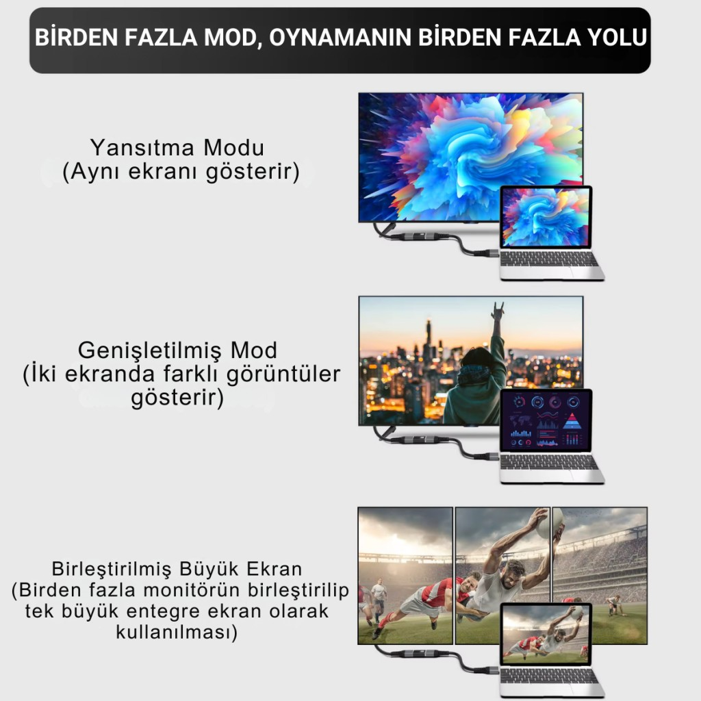 Polham 4K 60Hz Altın Kaplama HDMI Adaptörü | 2 HDMI Kablosunu Bağlar | Dayanıklı & Yüksek Performans