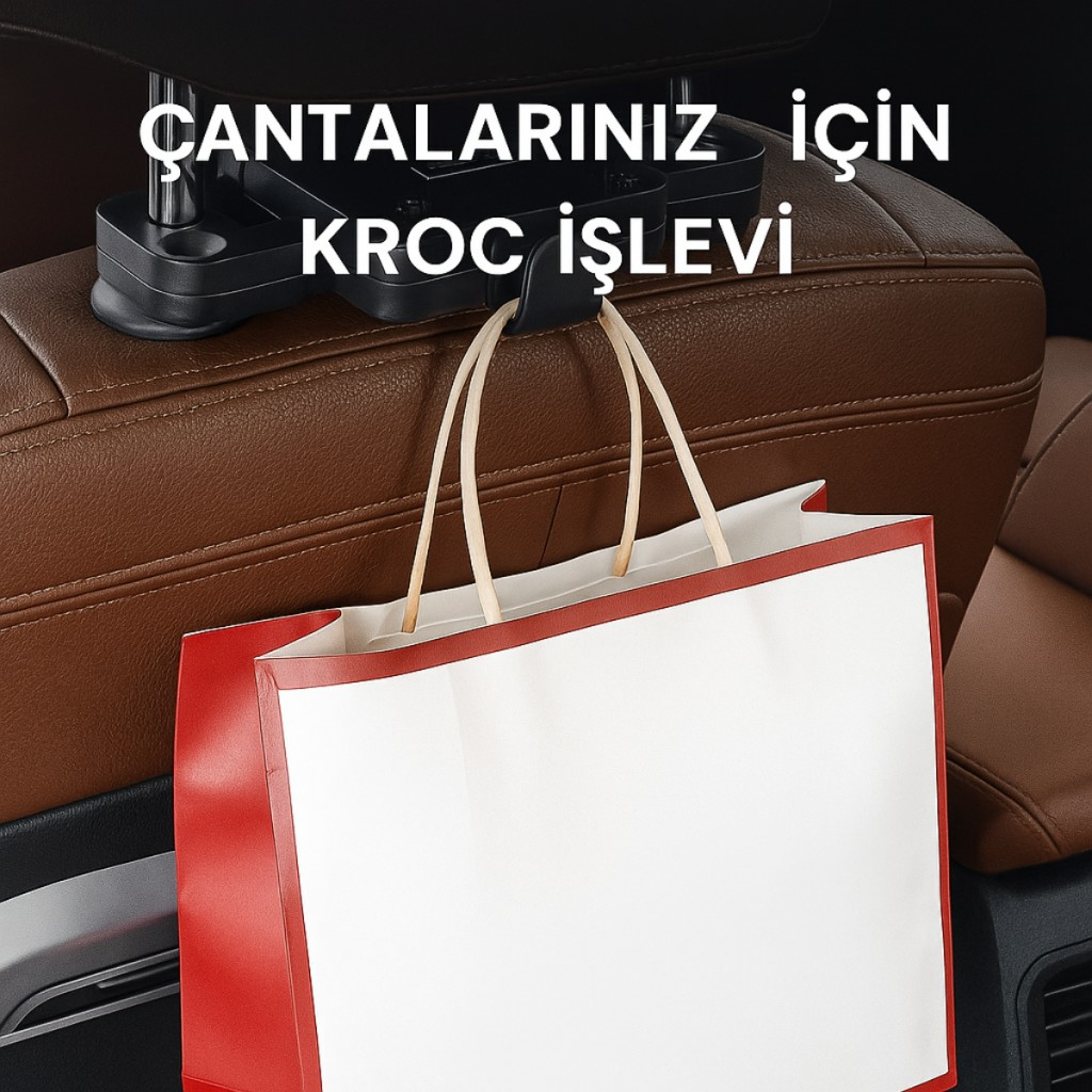 Polham Ayarlanabilir Ergonomik Boyun ve Baş Desteği Yastık / Konforlu Sürüş, Maksimum Destek, Universal