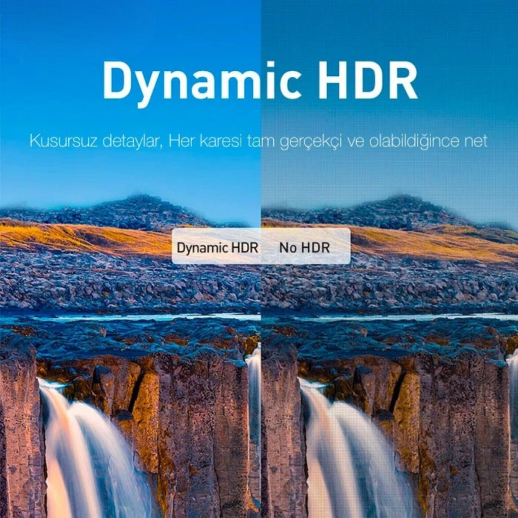 Polham Type C To Displayport Adaptör 8K UHD 60Hz | Dayanıklı Örgü Kablo | Tak-Çalıştır 8K DP Kablosu