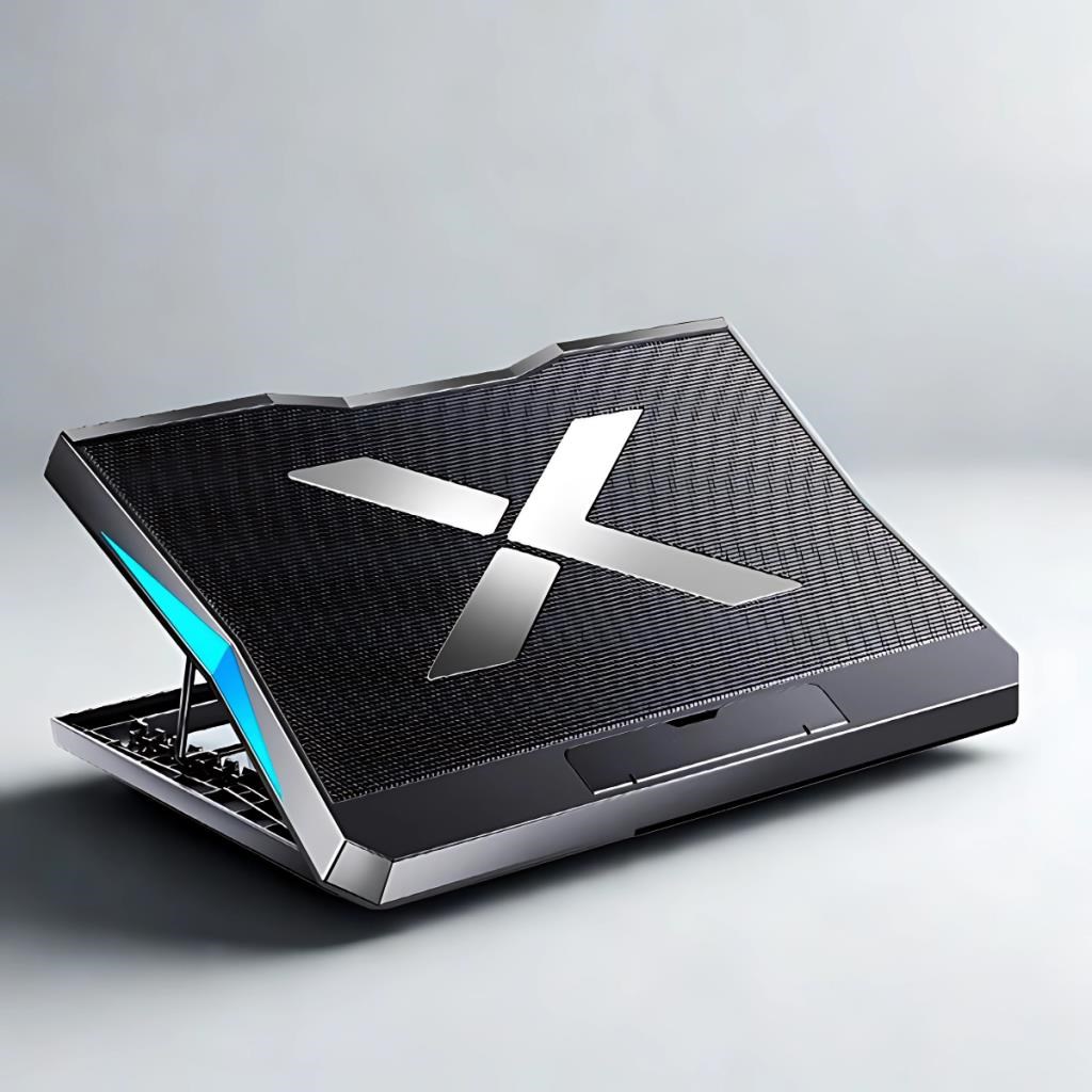 Polham Ultra Sessiz 6 Fanlı Gaming Laptop Soğutucu, Süper Soğutucu Led Işıklı Dayanıklı Laptop Standı