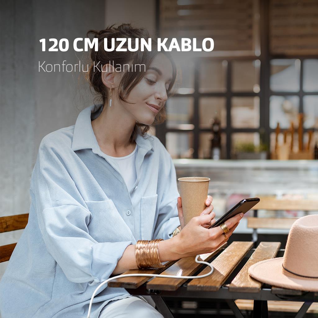 Ttec 120CM Ultra Hızlı Apple MFİ Sertifikalı İphone Lightning Şarj ve Data Kablosu, Akım ve Isı Korumalı Kablo