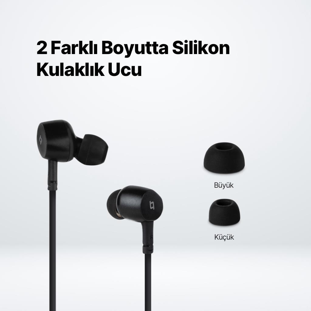 Ttec Hd Mikrofonlu Ergonomik Kulakiçi Kablolu Type-c Kulaklık, Kumanda Kontrollü Stereo Sesli Kulaklık