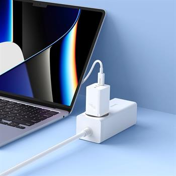 Baseus Gan5 Pro 40W Şarj Cihazı Beyaz