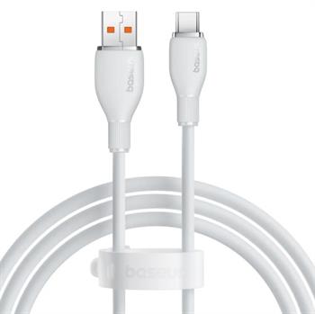 Baseus MEGA Hızlı 1.2MT 100W Type-C Şarj Kablosu, Akım Ve Isı Korumalı Type C Kablo, PC, Telefon, Tablet Şarjı