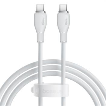 Baseus MEGA Hızlı 1.2MT 100W Type-C To Type C Şarj Kablosu, Akım Ve Isı Korumalı Type C Kablo, PC, Tablet, Telefon