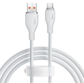 Baseus MEGA Hızlı 1.2MT 100W Type-C Şarj Kablosu, Akım Ve Isı Korumalı Type C Kablo, PC, Telefon, Tablet Şarjı