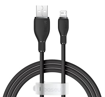Baseus Ultra Hızlı 1.2MT 2.4A İphone Şarj Kablosu İphone 11 12 13 14 Pro Max Şarj Kablo, Akım ve Isı Korumalı