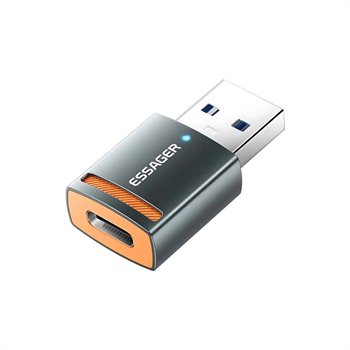 Essager USB to Type-C OTG Dönüştürücü Adaptör, 5 Gbps Veri Aktarım, USB Type C Çevirici, Klavye, Mouse Çevirici