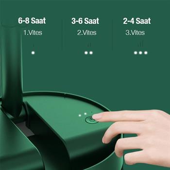 Polham 1200mAh Dokunmatik Ultra Hızlı ve Sessiz Masaüstü Vantilatör, Katlanabilir, Portatif, Taşınabilir Fan