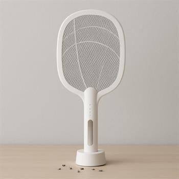 Polham 1200mAh Şarjlı 3000V Süper Güçlü Sivrisinek Öldürücü, 2in1 Taşınabilir ve Standlı Sinek Öldürücü